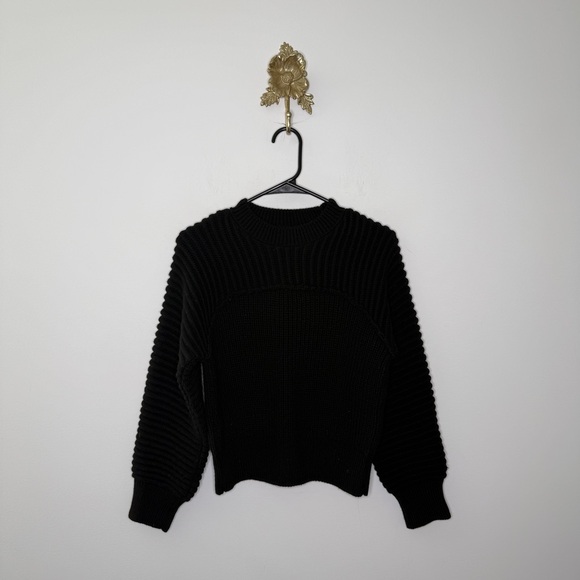 Mango Puff-sleeve Knitted Sweater S - Picture 2 of 6